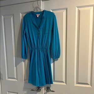 Teal Long Sleeve Dress by Lilly Pulitzer